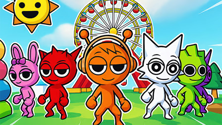 Sprunki World Online RP — Играй с друзьями!