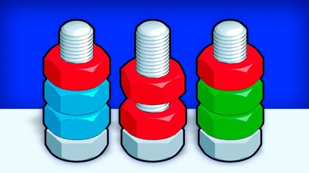 Nuts Puzzle: Sort By Color